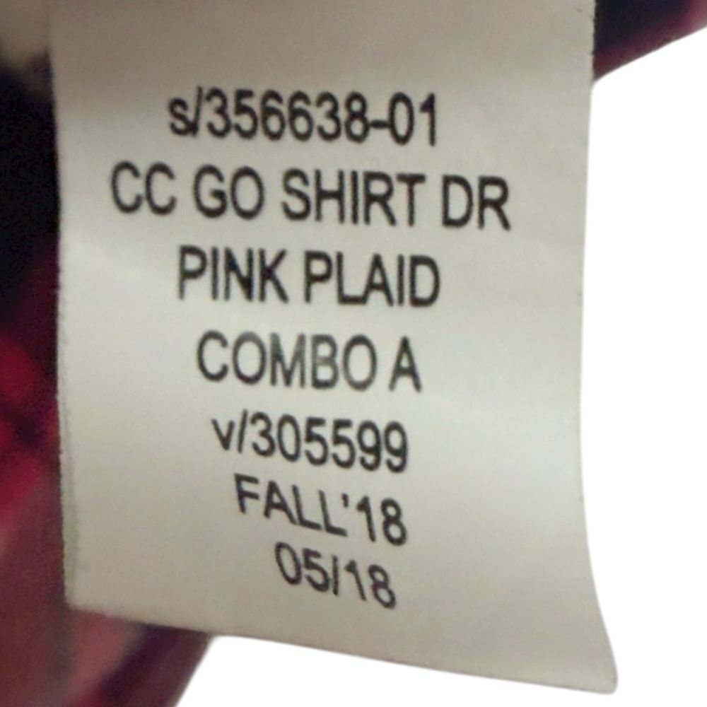 Baby Gap Girls Kids Long Sleeve Pink Plaid Flannel A-Line Shirt Dress. 5. 5T. - Picture 6 of 6